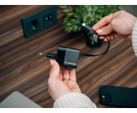 Verbatim GaN Charger 65W 2 Port retr cable US/EU/UK - 1340215 - zdjęcie 3